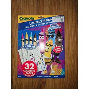 Crayola Coloring & Sticker Activity Set 1 32 Coloring Pages & 1 Sticker Page s7